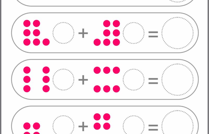 Practicar Sumas con Circulos #4